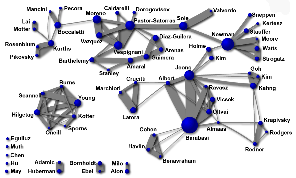 an example of scientific collaboration network